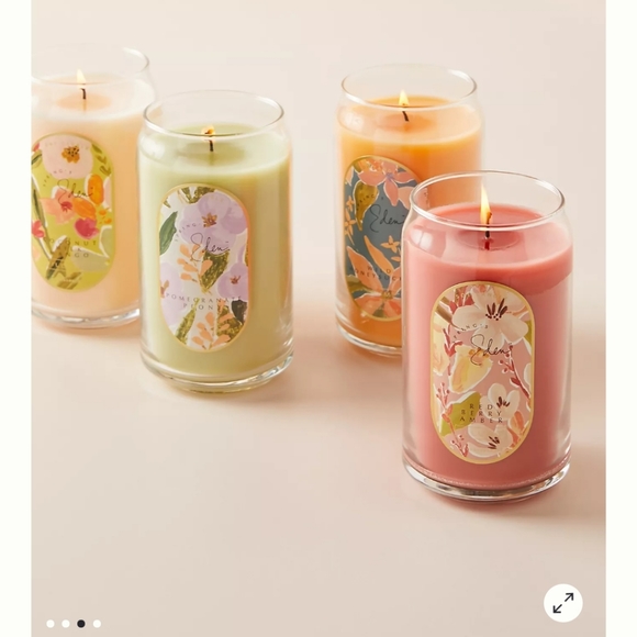 Anthropologie Spring's Eden Wrapped Candle - Picture 2 of 2